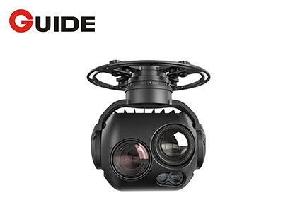 Systèmes multi aéroportés compacts de l'ordre technique IR de capteurs avec la plate-forme sphérique de stabilisation