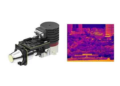 15μM 640x512 MCT MWIR a refroidi le module thermique avec l'Assemblée plus fraîche intégrée de vase Dewar