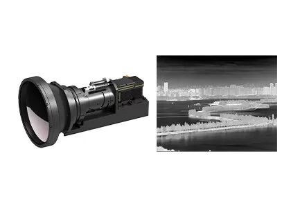 Module thermique refroidi 640x512 / 15 μm avec lentille de zoom continu 60 ~ 240 mm / F4