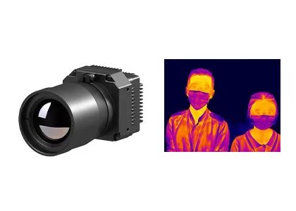 noyau infrarouge de caméra de longue vague de 1280x1024 12μm pour la mesure industrielle de la température