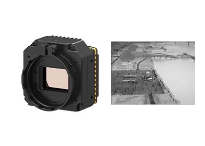 Module de caméra d'imagerie thermique UAV non refroidi pour la thermographie aérienne