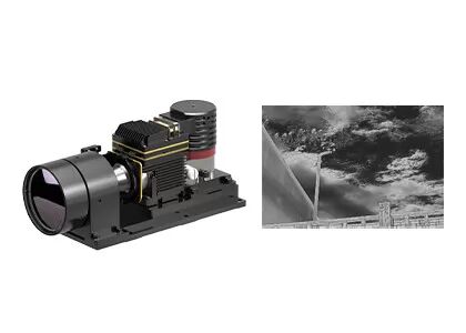 Caméra de détection de fuite de gaz d'infrarouge d'industrie pétrochimique avec la lentille de 23mm