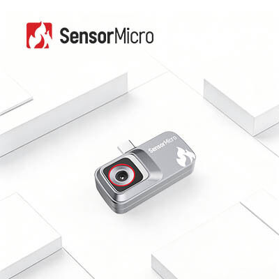 Module de caméra d'imagerie thermique 120×90/12μm non refroidi pour applications mobiles connecté à un smartphone