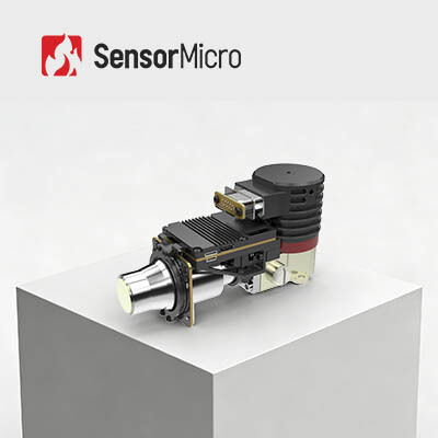 Noyau de caméra infrarouge MWIR FPA refroidi avec résolution 320x256 et objectif de 55 mm pour l'imagerie optique au gaz