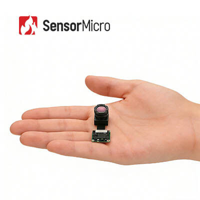 Module de caméra infrarouge non refroidi de 256 × 192 μm de résolution pour la surveillance de la sécurité avec un design compact de 17 × 17 mm