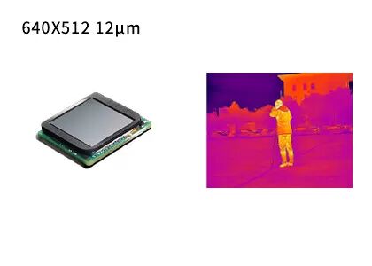 détecteur non refroidi de 640x512 Vox Microbolometer