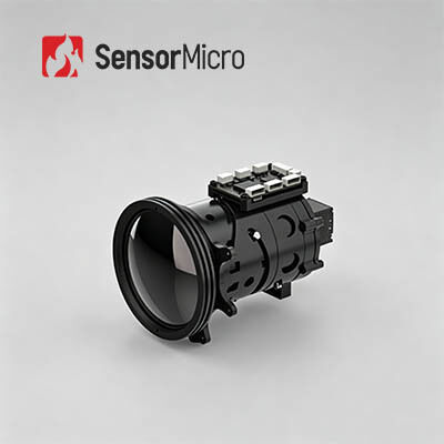 640x512 Résolution noyau de caméra thermique non refroidi avec conception sans obturateur et 12 μm pixel pitch pour l'observation des animaux en plein air