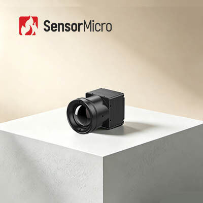 Module thermique léger 384x288 non refroidi avec microbolomètre VOx de 17 μm et faible consommation d'énergie de 0,65 W