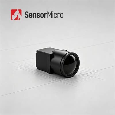 Noyau de caméra d'imagerie thermique LWIR non refroidi avec résolution 1280x1024 et pixel pitch 12μm
