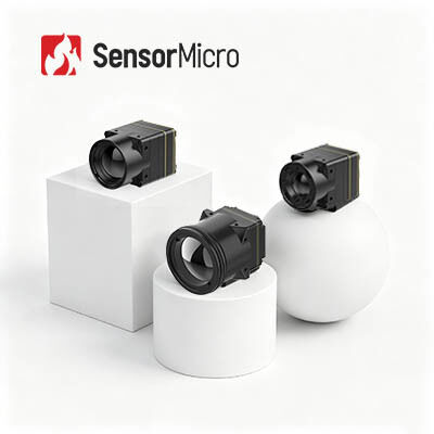 Noyau de caméra infrarouge non refroidi avec résolution 640x512 8μm Pixel Pitch et ≤30mK NETD pour appareils portables